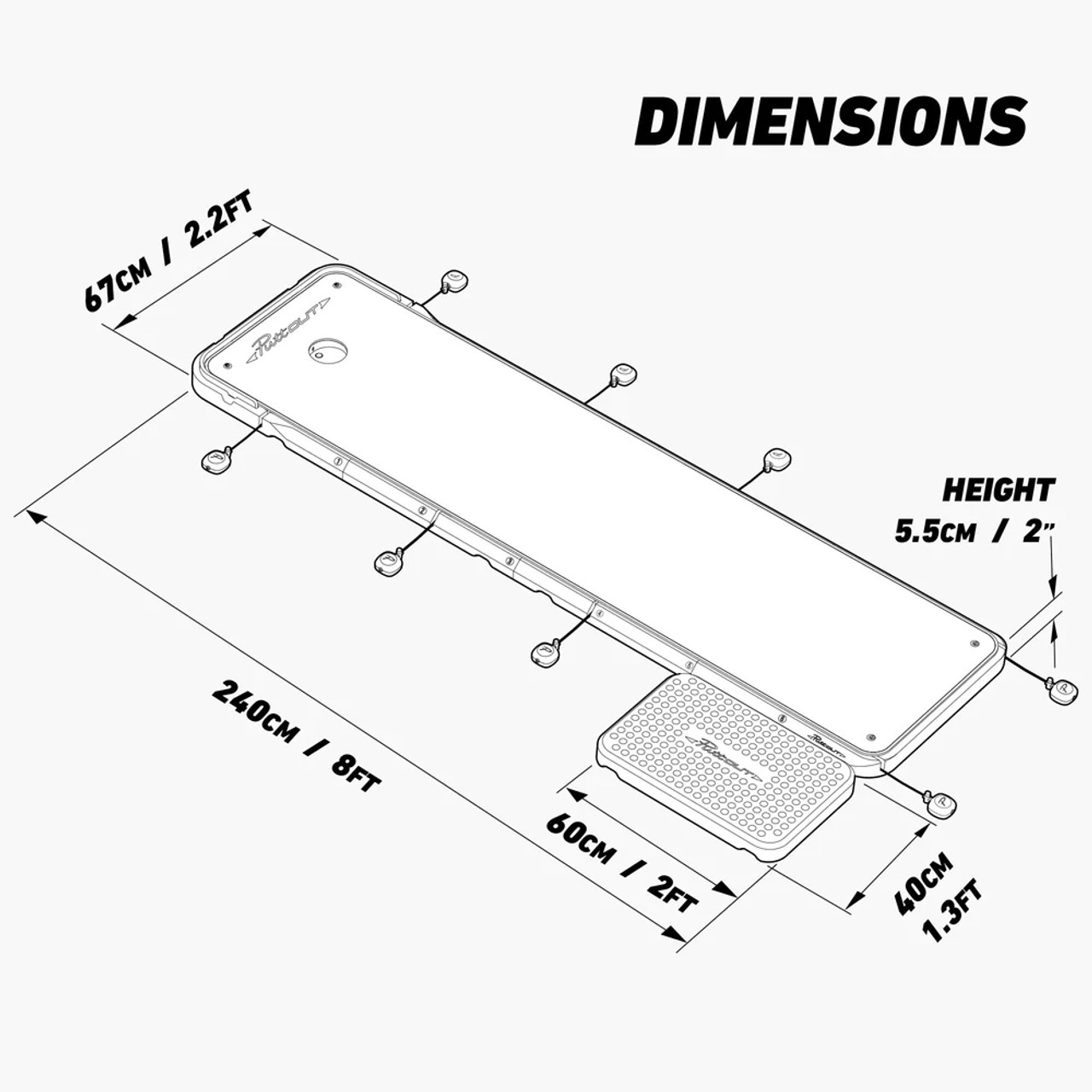 その他 PuttOut Air Break PuttOUT AirBreak Putting Mat | SCHEELS.com